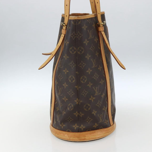 LOUIS VUITTON Monogram Bucket GM Shoulder Bag M42236 LV Auth 162356