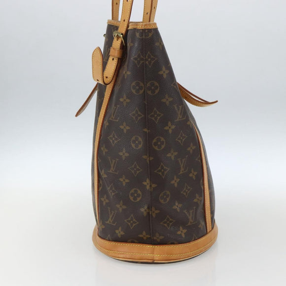 LOUIS VUITTON Monogram Bucket GM Shoulder Bag M42236 LV Auth 162356