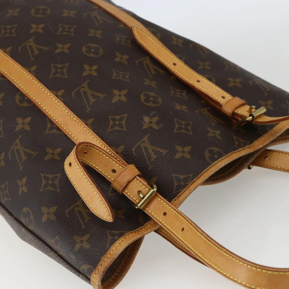 LOUIS VUITTON Monogram Bucket GM Shoulder Bag M42236 LV Auth 162356