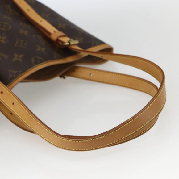 LOUIS VUITTON Monogram Bucket GM Shoulder Bag M42236 LV Auth 162356