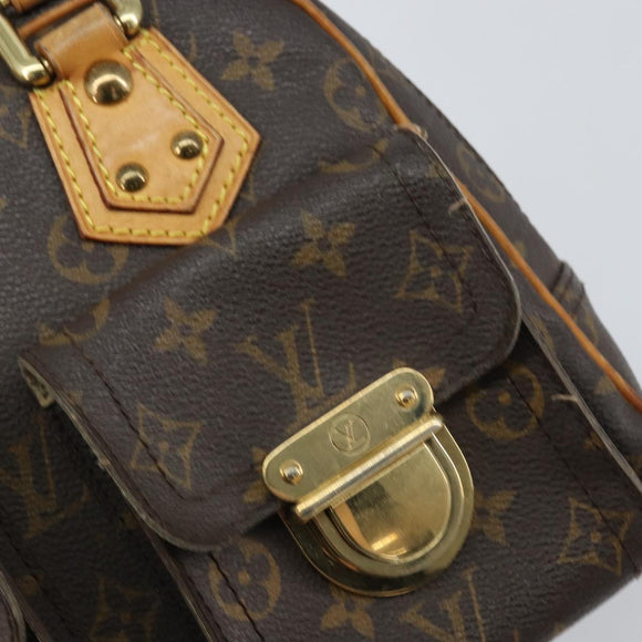 LOUIS VUITTON Monogram Manhattan PM Handtasche M40026 LV Auth 162359