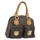 LOUIS VUITTON Monogram Manhattan PM Handtasche M40026 LV Auth 162359-1