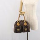LOUIS VUITTON Monogram Manhattan PM Handtasche M40026 LV Auth 162359-24