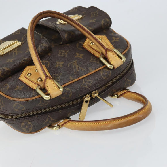 LOUIS VUITTON Monogram Manhattan PM Handtasche M40026 LV Auth 162359