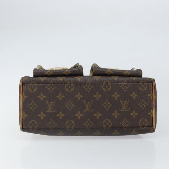 LOUIS VUITTON Monogram Manhattan PM Handtasche M40026 LV Auth 162359