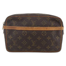 LOUIS VUITTON Monogram Compiegne 23 Clutch Bag M51847 LV Auth 162367-2