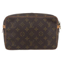 LOUIS VUITTON Monogram Compiegne 23 Clutch Bag M51847 LV Auth 162367-3