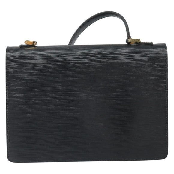LOUIS VUITTON Epi Concorde Hand Bag Black M52132 LV Auth 162370