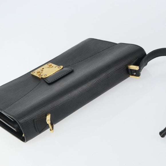 LOUIS VUITTON Epi Concorde Hand Bag Black M52132 LV Auth 162370