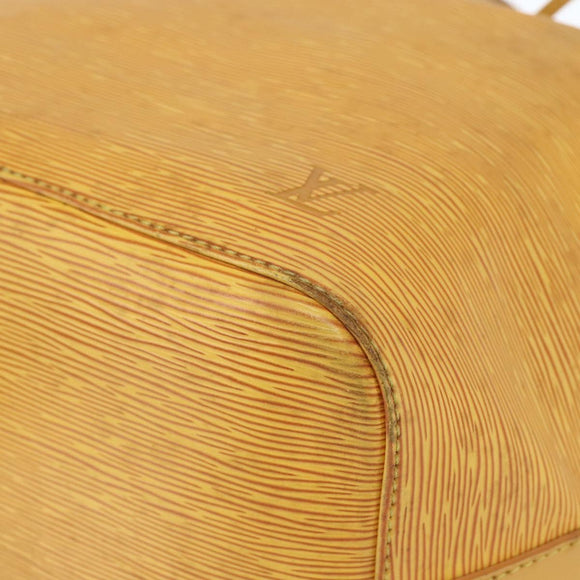 LOUIS VUITTON Epi Petit Noe Shoulder Bag Yellow M44109 LV Auth 162372