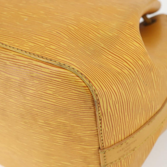 LOUIS VUITTON Epi Petit Noe Shoulder Bag Yellow M44109 LV Auth 162372