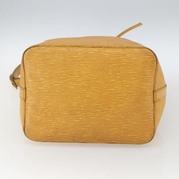 LOUIS VUITTON Epi Petit Noe Shoulder Bag Yellow M44109 LV Auth 162372