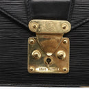 LOUIS VUITTON Epi Serie Dragonne Clutch Bag Black Noir M52612 LV Auth 162373-12