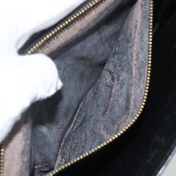 LOUIS VUITTON Epi Serie Dragonne Clutch Bag Black Noir M52612 LV Auth 162373