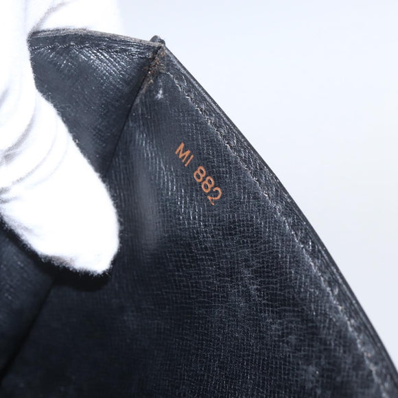 LOUIS VUITTON Epi Serie Dragonne Clutch Bag Black Noir M52612 LV Auth 162373