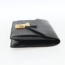LOUIS VUITTON Epi Serie Dragonne Clutch Bag Black Noir M52612 LV Auth 162373-5