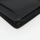 LOUIS VUITTON Epi Serie Dragonne Clutch Bag Black Noir M52612 LV Auth 162373-9