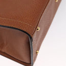 GUCCI Bamboo Tote Bag Leather Brown Gold 002 2853 0260 0 Auth 162377-12