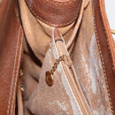 GUCCI Bamboo Tote Bag Leather Brown Gold 002 2853 0260 0 Auth 162377-21