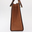 GUCCI Bamboo Tote Bag Leather Brown Gold 002 2853 0260 0 Auth 162377-5