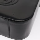 GUCCI Shoulder Bag Patent leather Black Auth 162378-16