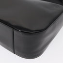 GUCCI Shoulder Bag Patent leather Black Auth 162378-8