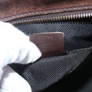GUCCI GG Supreme Clutch Bag PVC Beige Silver 108801 Auth 162380-12