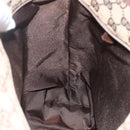 GUCCI GG Canvas Tote Bag Beige Silver 28892 Auth 162386-20