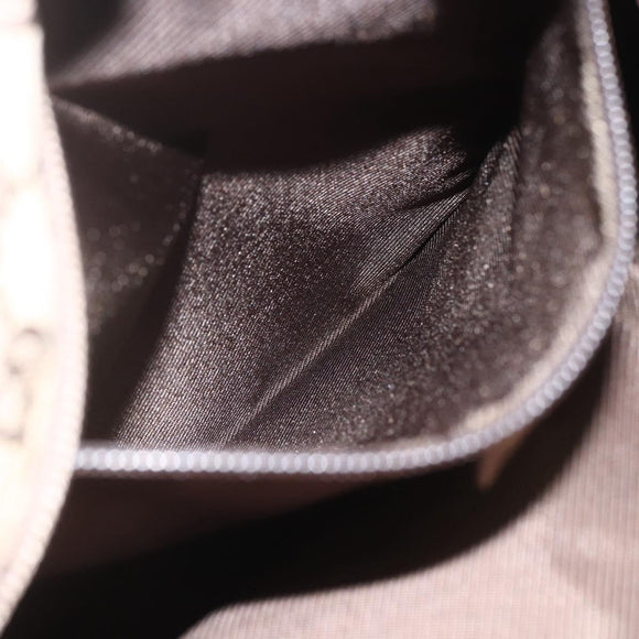 GUCCI GG Canvas Tote Bag Beige Silver 28892 Auth 162386