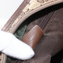 GUCCI GG Canvas Tote Bag Beige Silver 28892 Auth 162386-23