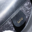 GUCCI Web Sherry Line Shoulder Bag Leather Black Red 007 1274 0230 Auth 162391V-18