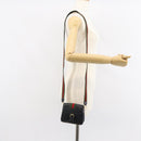 GUCCI Web Sherry Line Shoulder Bag Leather Black Red 007 1274 0230 Auth 162391V-21