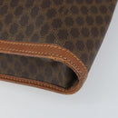 CELINE Macadam Canvas Briefcase PVC Leather Brown Auth 162397-14