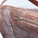 Burberry Nova Check Umhängetasche PVC Beige Gold Auth 162400-22