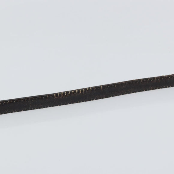 Christian Dior Trotter Canvas Shoulder Bag Brown Gold Auth 162403