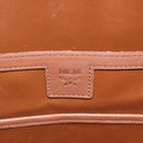 MCM Vicetos Logogram Backpack PVC Black Silver Auth 162406-18