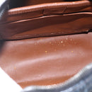 MCM Vicetos Logogram Backpack PVC Black Silver Auth 162406-19