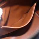 MCM Vicetos Logogram Backpack PVC Black Silver Auth 162406-22