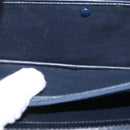 CELINE Horse Carriage Schultertasche Leder Marinegold Auth 162409-11