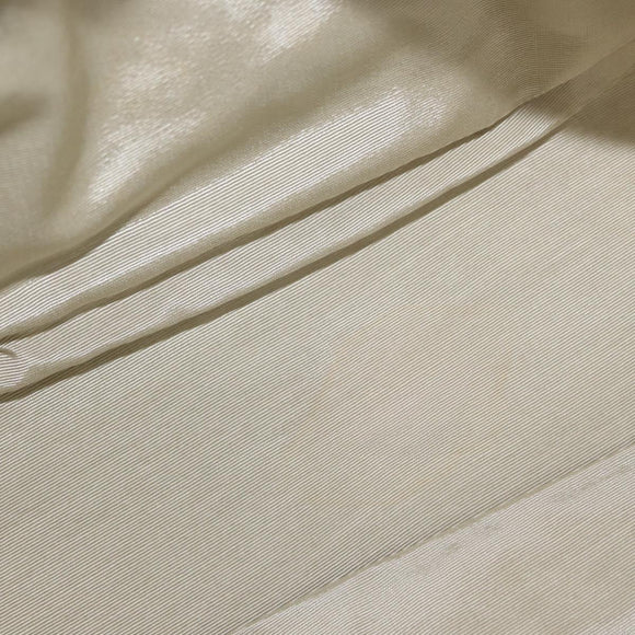 LOEWE Hand Bag Leather White Gold Auth 162412