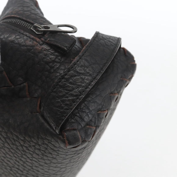 BOTTEGA VENETA Clutch Bag Leather Brown 174361 Auth 162417