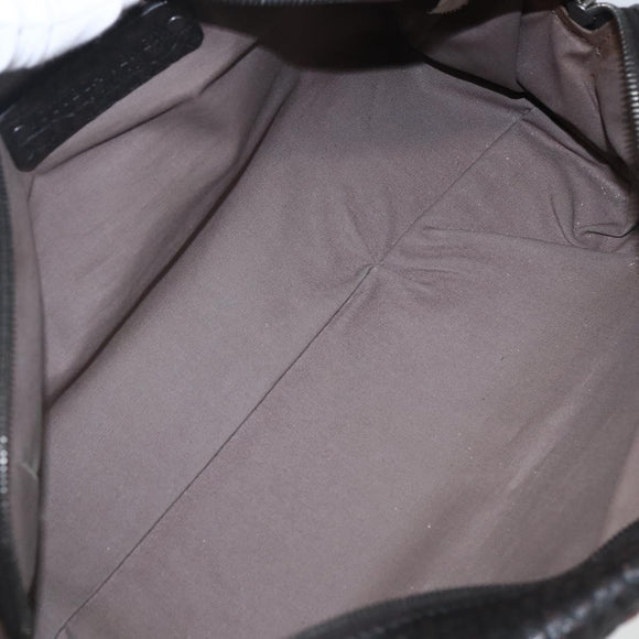 BOTTEGA VENETA Clutch Bag Leather Brown 174361 Auth 162417