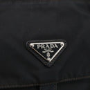 PRADA Shoulder Bag Nylon Black Silver Auth 162419-19