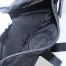 PRADA Shoulder Bag Nylon Black Silver Auth 162419-11