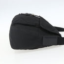 PRADA Shoulder Bag Nylon Black Silver Auth 162419-4