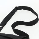 PRADA Shoulder Bag Nylon Black Silver Auth 162419-14