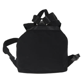 PRADA Backpack Nylon Black Silver Auth 162421 - 0