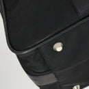 PRADA Boston Bag Nylon Black Silver Auth 162424-16