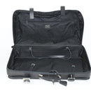 PRADA Boston Bag Nylon Black Silver Auth 162424-10