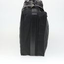 PRADA Boston Bag Nylon Black Silver Auth 162424-4